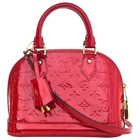 lv alma bb vernis red|louis vuitton bb alma price.